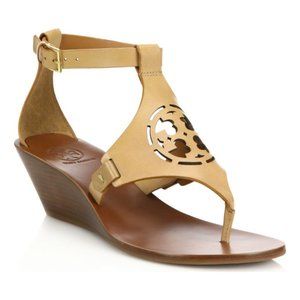 TORY BURCH SAND TAN ZOEY STRAP SANDAL